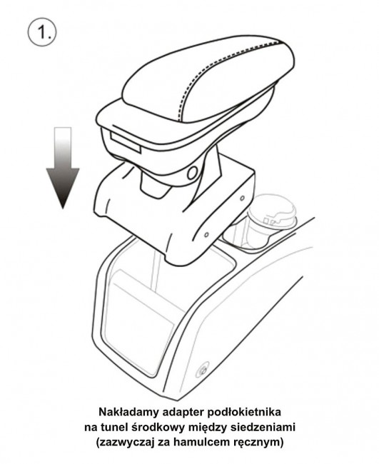 Przykładowa instrukcja montażu podłokietnika Armcik S1