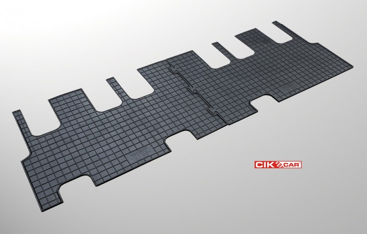 Tapis De Sol En Caoutchouc Sur Mesure Pour Fiat Grande Panda EV 2025 Et Plus - Noir (4 Pièces + Fixation)