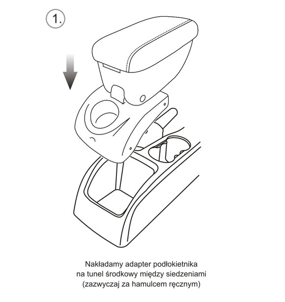 Przykładowa instrukcja montażu podłokietnika Armrest